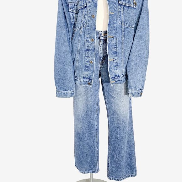 Vintage Faded Medium Blue LEE Jeans / Size 34 waist / size Medium - Picture 3 of 10